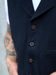Black Sign Ancient Cloth Wyoming Vest – Dead Tree Black (BSSV-26201)