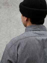 The Real McCOY's 8HU Cigarette Pocket Mock-Twist Chambray Work Shirt – Black (MS25109-030)