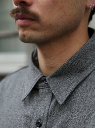 The Real McCOY's 8HU Cigarette Pocket Mock-Twist Chambray Work Shirt – Black (MS25109-030)
