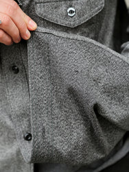 The Real McCOY's 8HU Cigarette Pocket Mock-Twist Chambray Work Shirt – Black (MS25109-030)