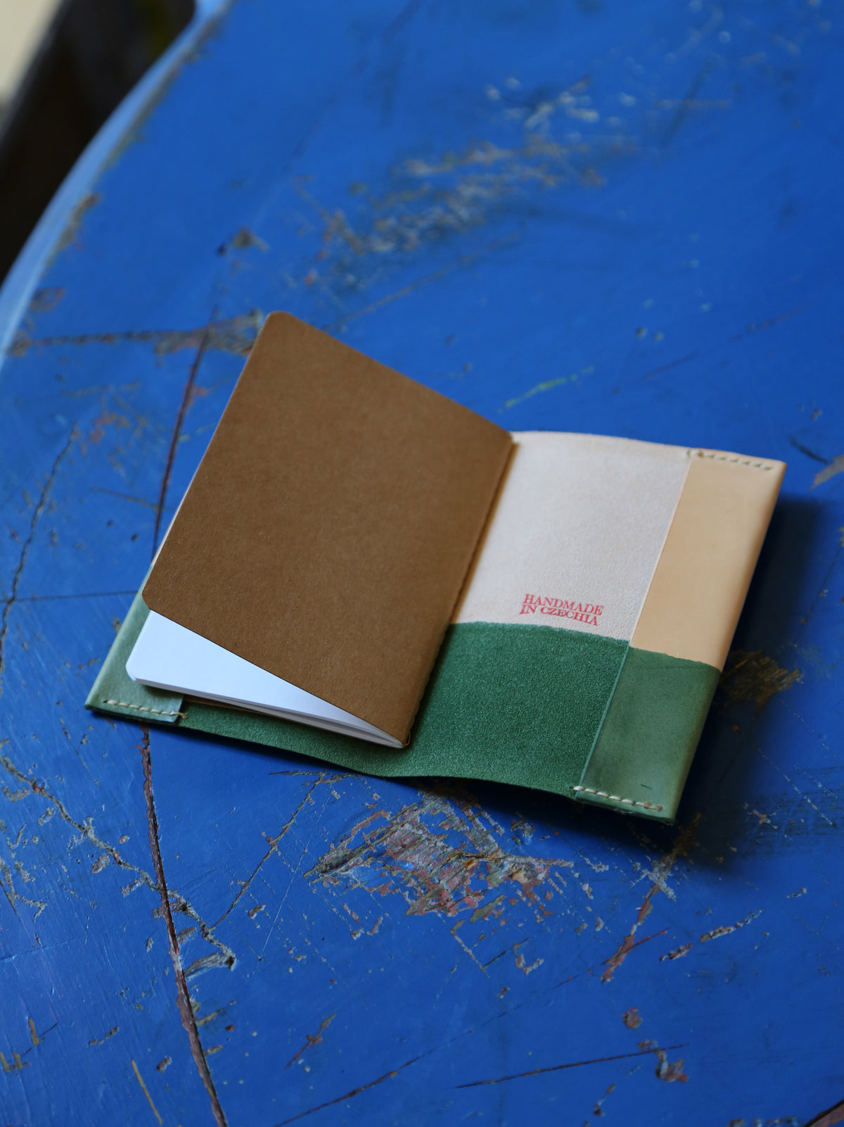 Denim Heads x Krysl Goods Notebook Leather Cover Green