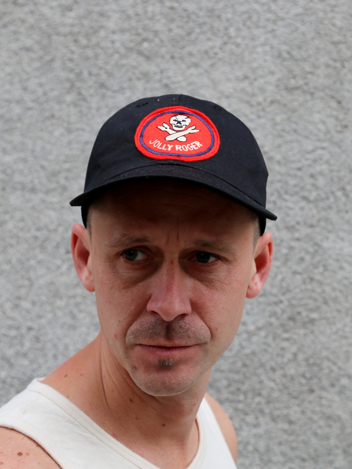 The Real McCoy's MA25003 Jolly Roger Baseball Cap – Black