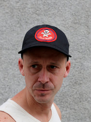 The Real McCoy's MA25003 Jolly Roger Baseball Cap – Black