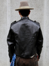 Double Helix Black Bird Leather Jacket – Black (PM0400)