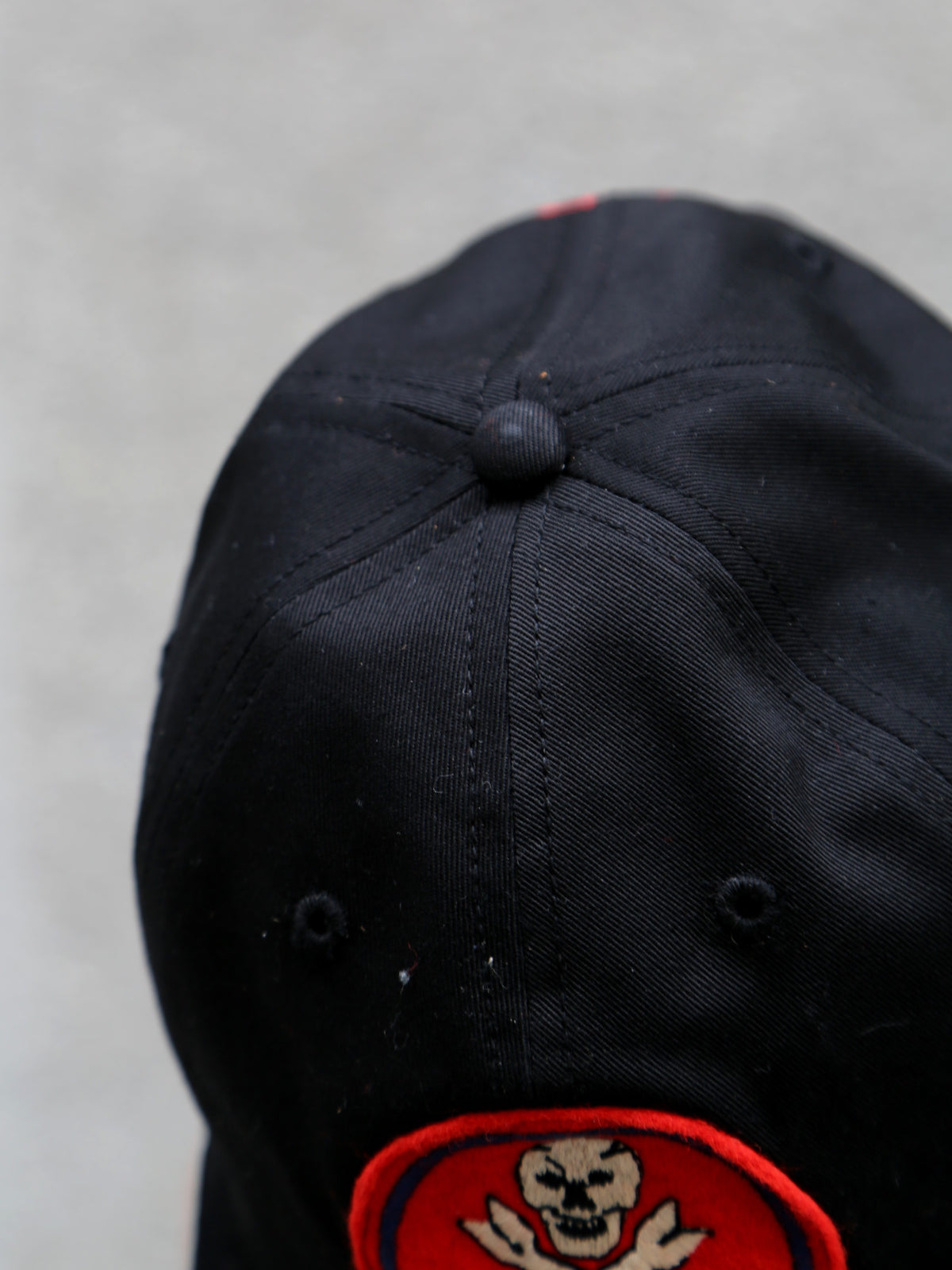 The Real McCoy's MA25003 Jolly Roger Baseball Cap – Black