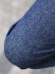 Black Sign 5.5oz Selvage Chambray Death Valley Waist-Overalls – Indigo Chambray (BSSP-26509)