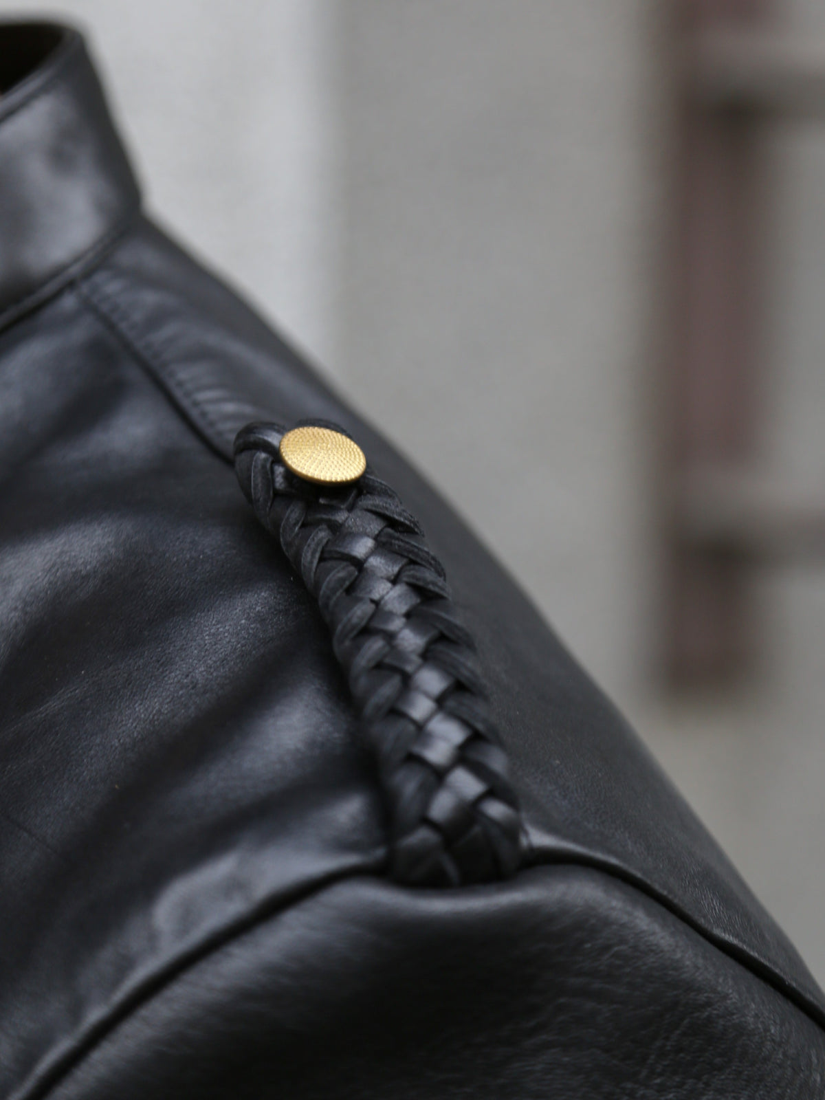 Double Helix Black Bird Leather Jacket – Black (PM0400)