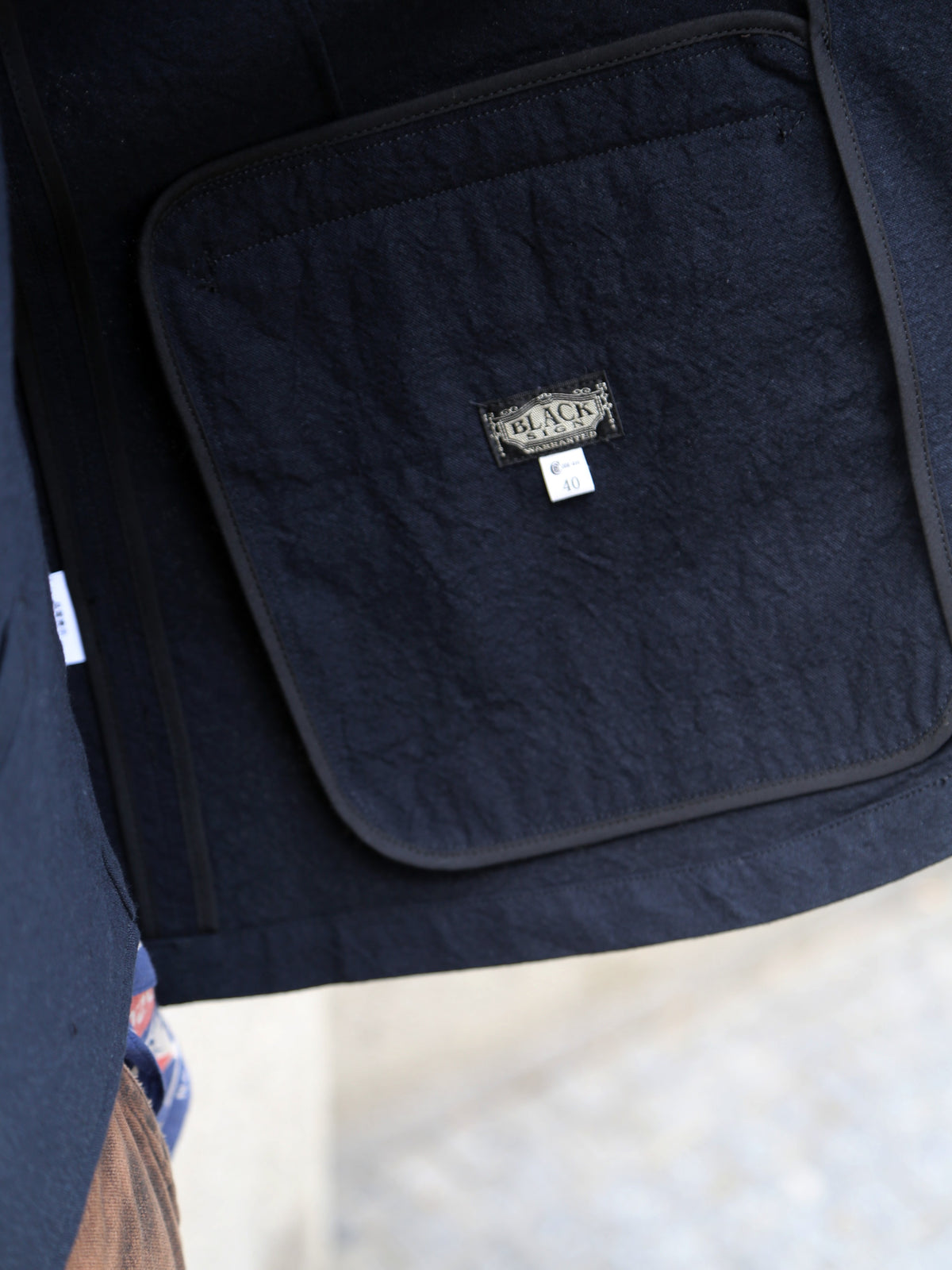 Black Sign Ancient Cloth Butler A Jacket – Dead Tree Black (BSSJ-26406)