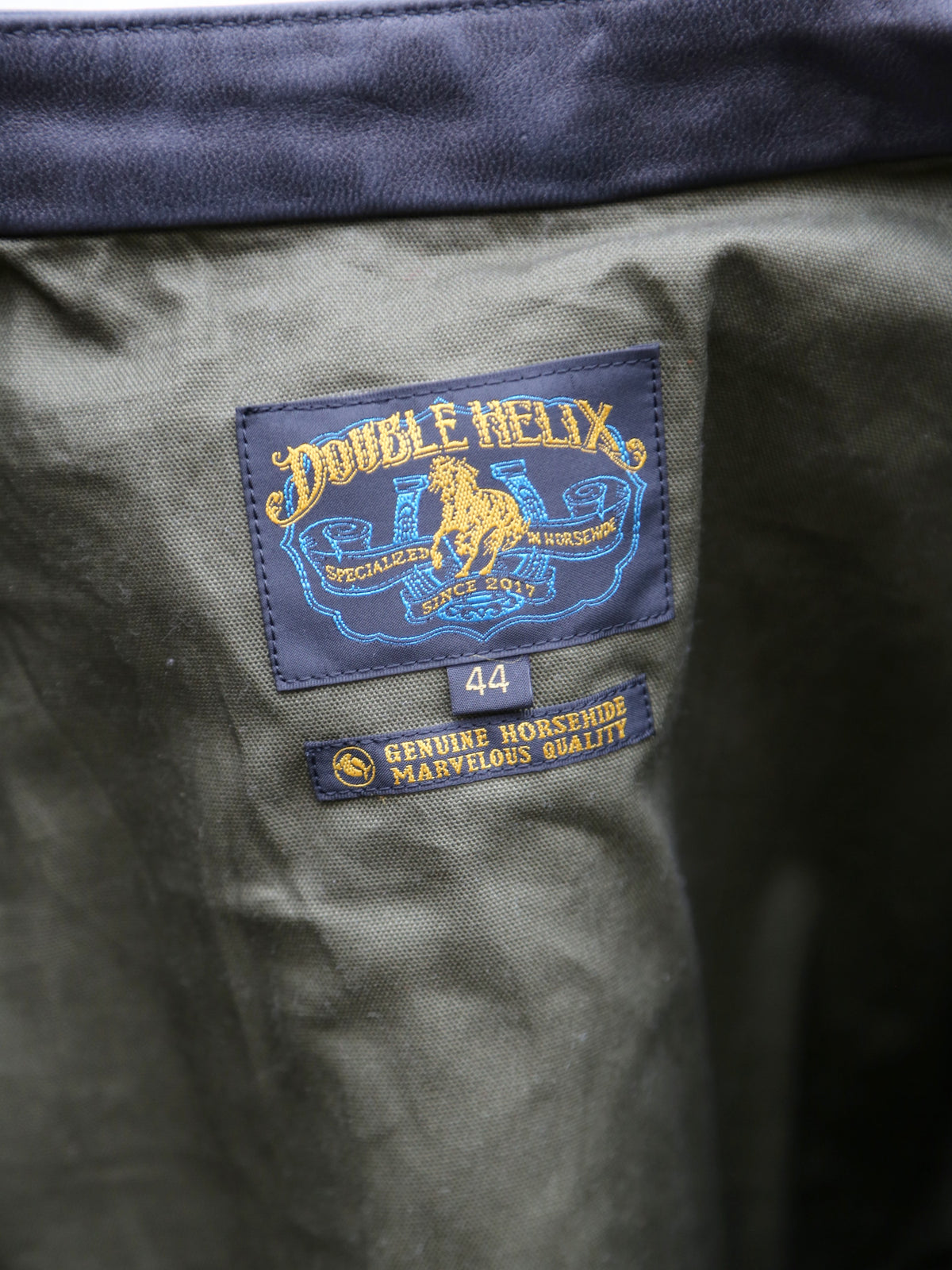 Double Helix Black Bird Leather Jacket – Black (PM0400)