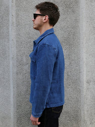 Freenote Cloth Midway Sashiko Shirt 2 Years Wash – Indigo (M0004354-2YW)