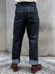 The Real McCoy's Utility Denim Trousers – Indigo (MP25012)