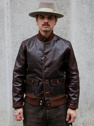 Double Helix Type A-1 Flight Jacket – Seal Brown (PM0104)