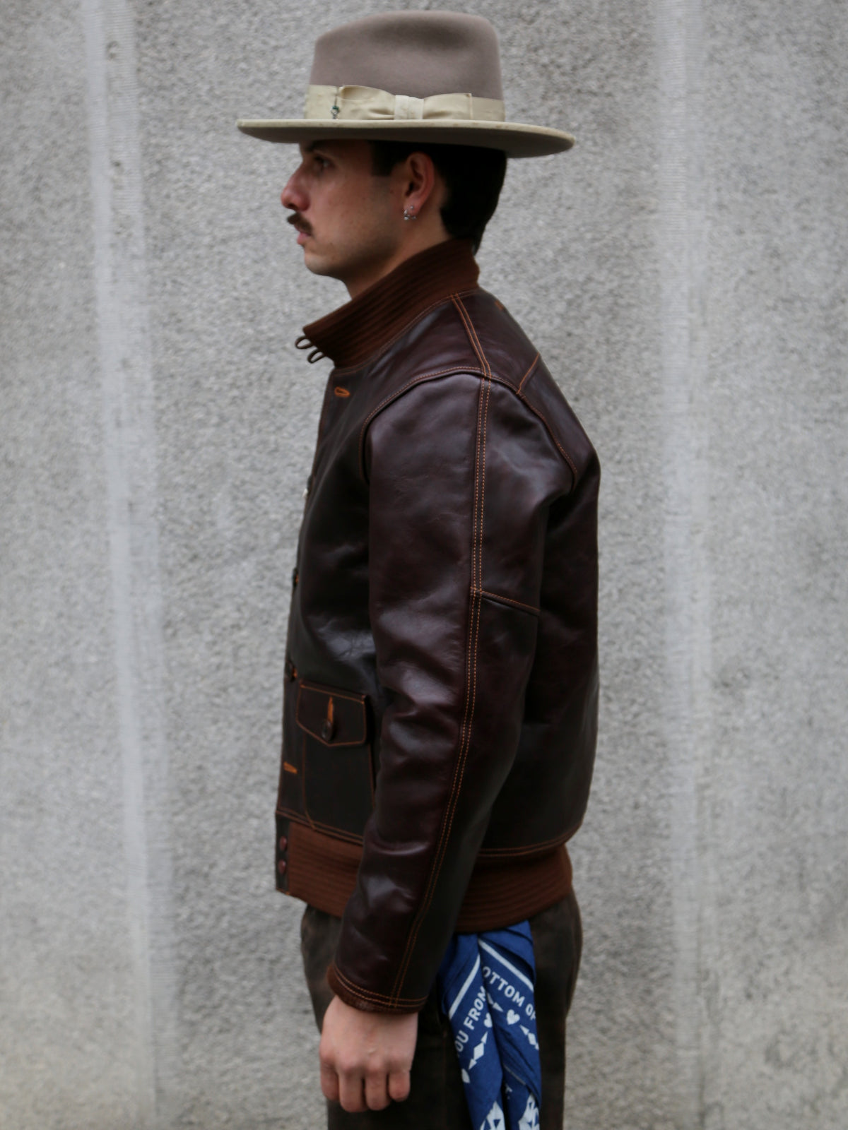 Double Helix Type A-1 Flight Jacket – Seal Brown (PM0104)