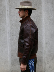 Double Helix Type A-1 Flight Jacket – Seal Brown (PM0104)