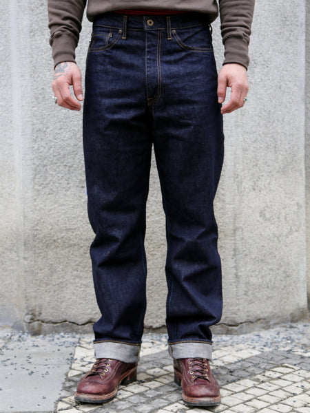 Japan Blue 12.5oz Africa Cotton Loose Selvedge Jeans – Indigo (J504)