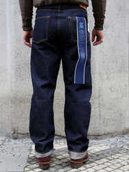 Japan Blue 12.5oz Africa Cotton Loose Selvedge Jeans – Indigo (J504)