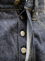 Sugar Cane Navy Blue Union Star Jeans 14.25oz – One Wash (SC40065A-421)