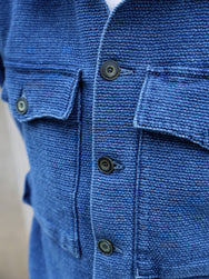 Freenote Cloth Midway Sashiko Shirt 2 Years Wash – Indigo (M0004354-2YW)