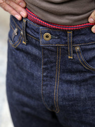 Japan Blue 12.5oz Africa Cotton Loose Selvedge Jeans – Indigo (J504)