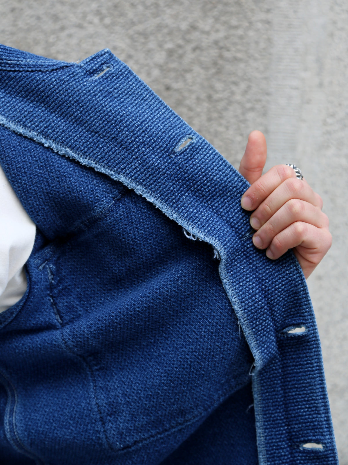 Freenote Cloth Midway Sashiko Shirt 2 Years Wash – Indigo (M0004354-2YW)