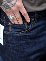 Japan Blue 12.5oz Africa Cotton Loose Selvedge Jeans – Indigo (J504)