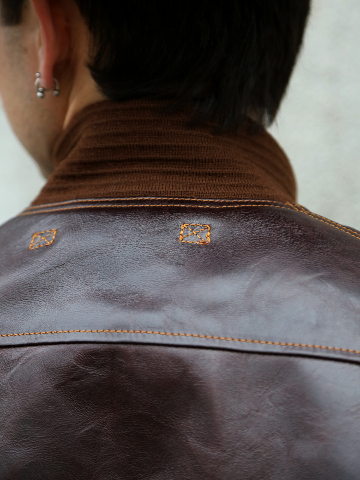 Double Helix Type A-1 Flight Jacket – Seal Brown (PM0104)