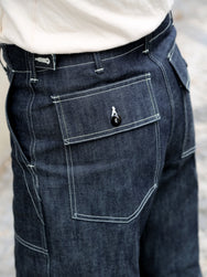 The Real McCoy's Utility Denim Trousers – Indigo (MP25012)