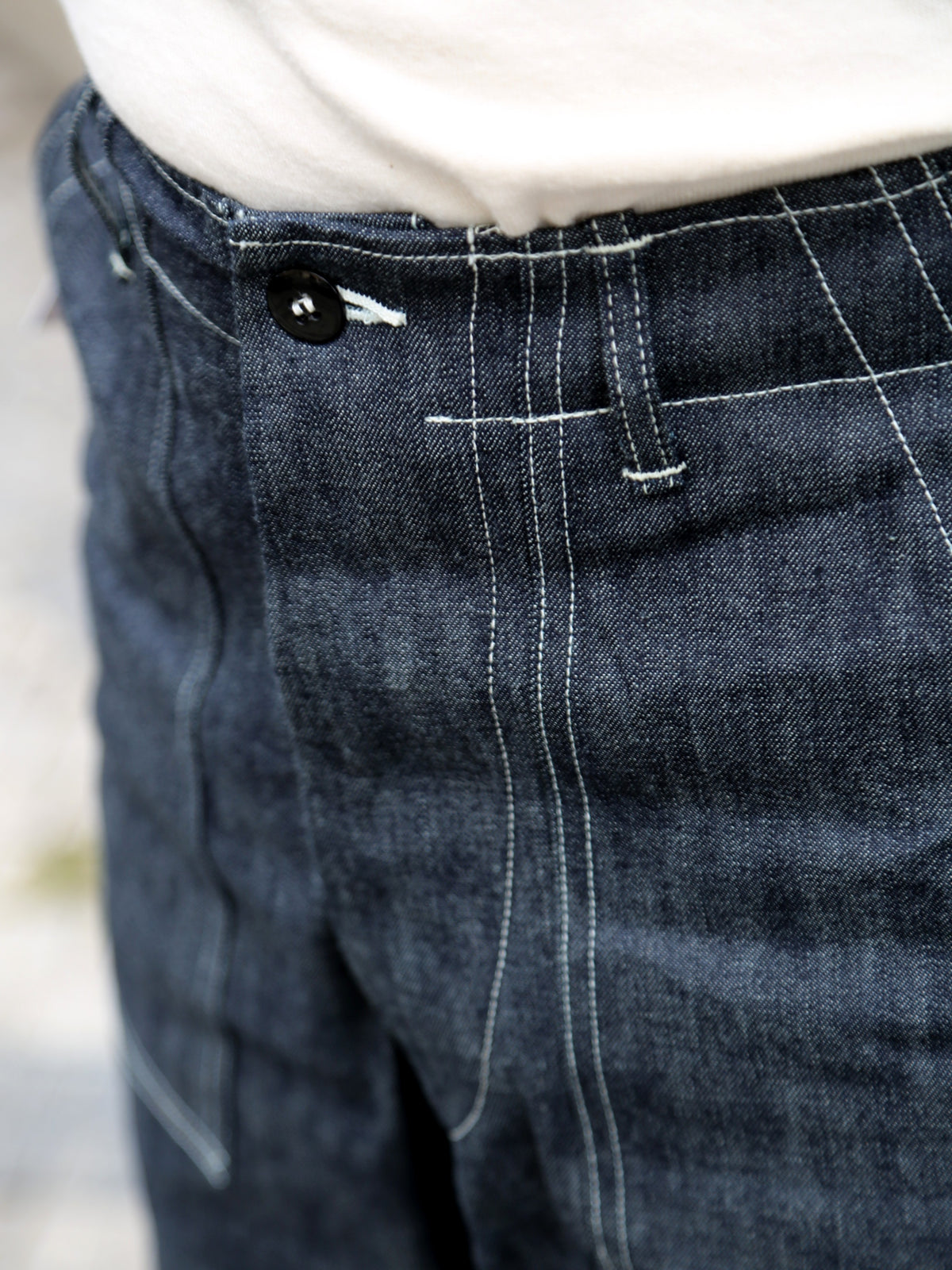 The Real McCoy's Utility Denim Trousers – Indigo (MP25012)