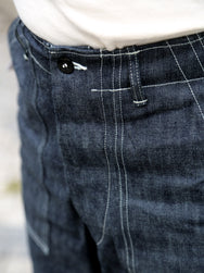 The Real McCoy's Utility Denim Trousers – Indigo (MP25012)