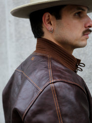 Double Helix Type A-1 Flight Jacket – Seal Brown (PM0104)