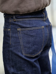 Japan Blue 12.5oz Africa Cotton Loose Selvedge Jeans – Indigo (J504)