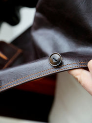 Double Helix Type A-1 Flight Jacket – Seal Brown (PM0104)