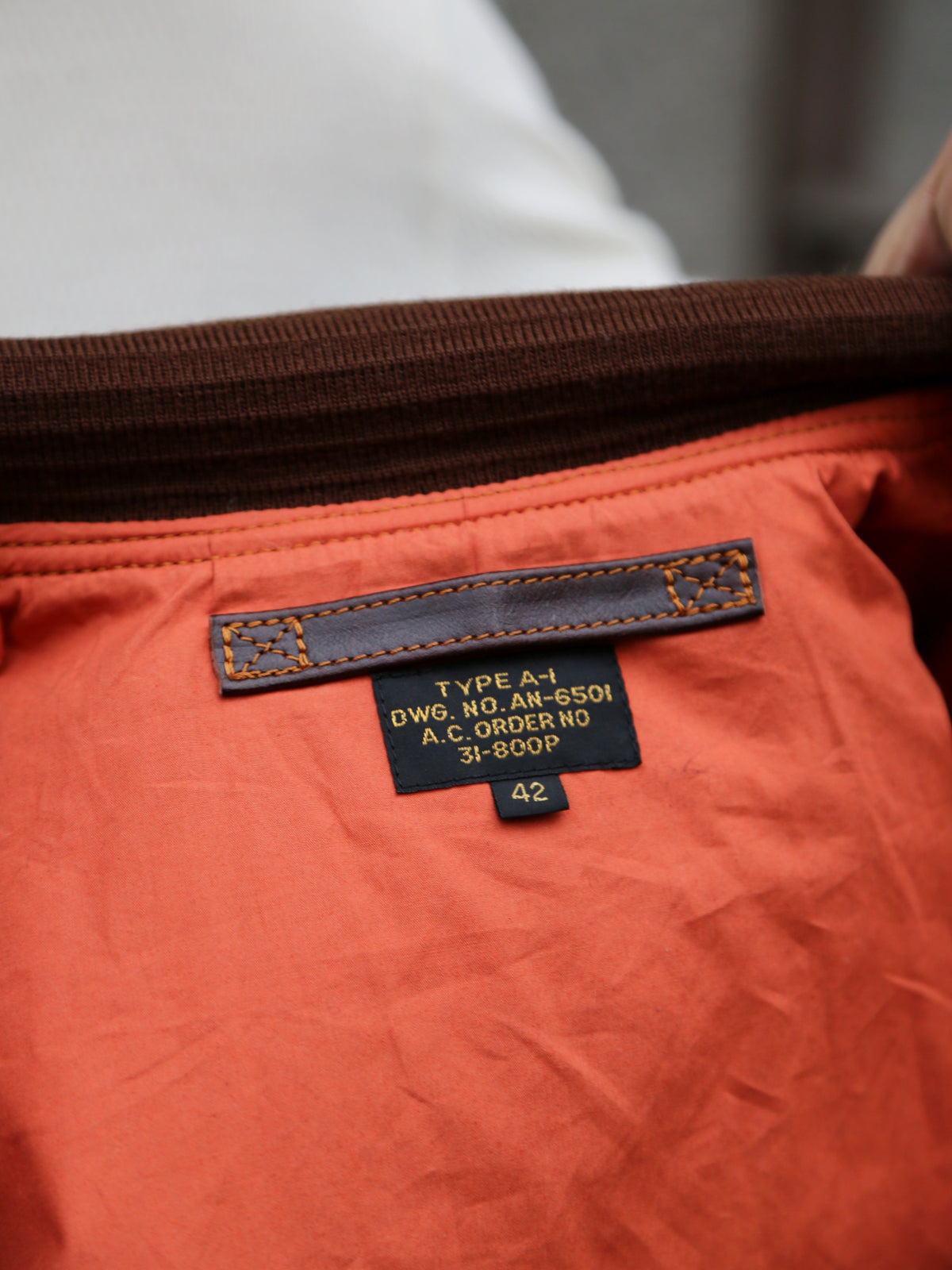 Double Helix Type A-1 Flight Jacket – Seal Brown (PM0104)