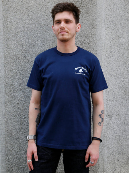 Samurai Jeans Heavy Weight T-Shirt – Navy (SMT26-101L)