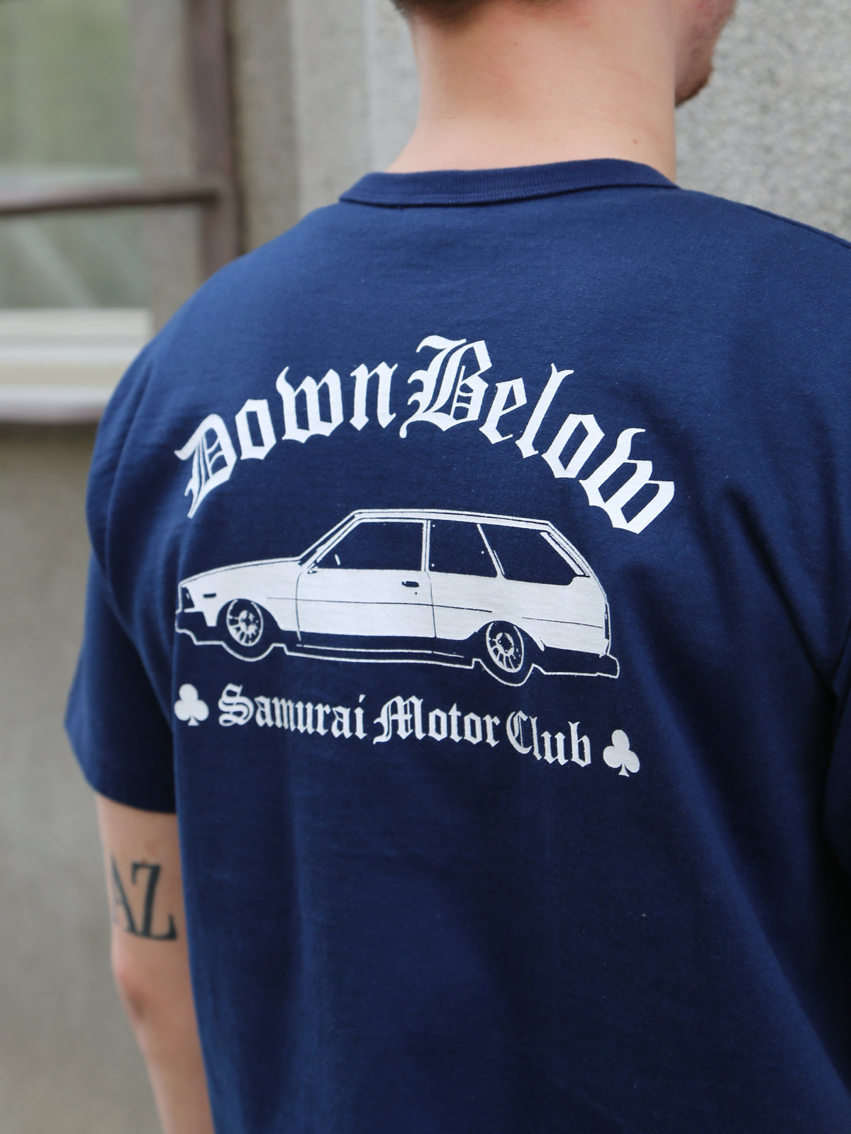 Samurai Jeans Heavy Weight T-Shirt – Navy (SMT26-101L)