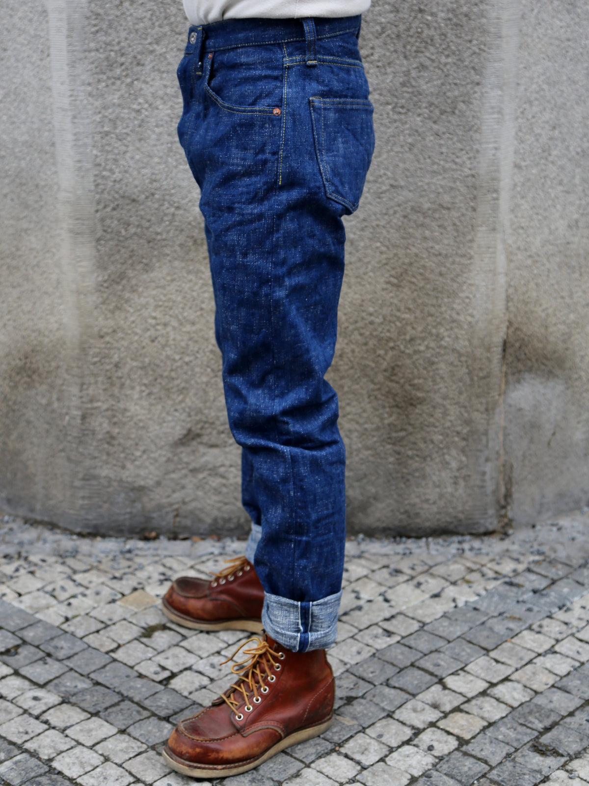 Samurai Jeans Straight Tapered 19oz – Natural Indigo (S211AX)