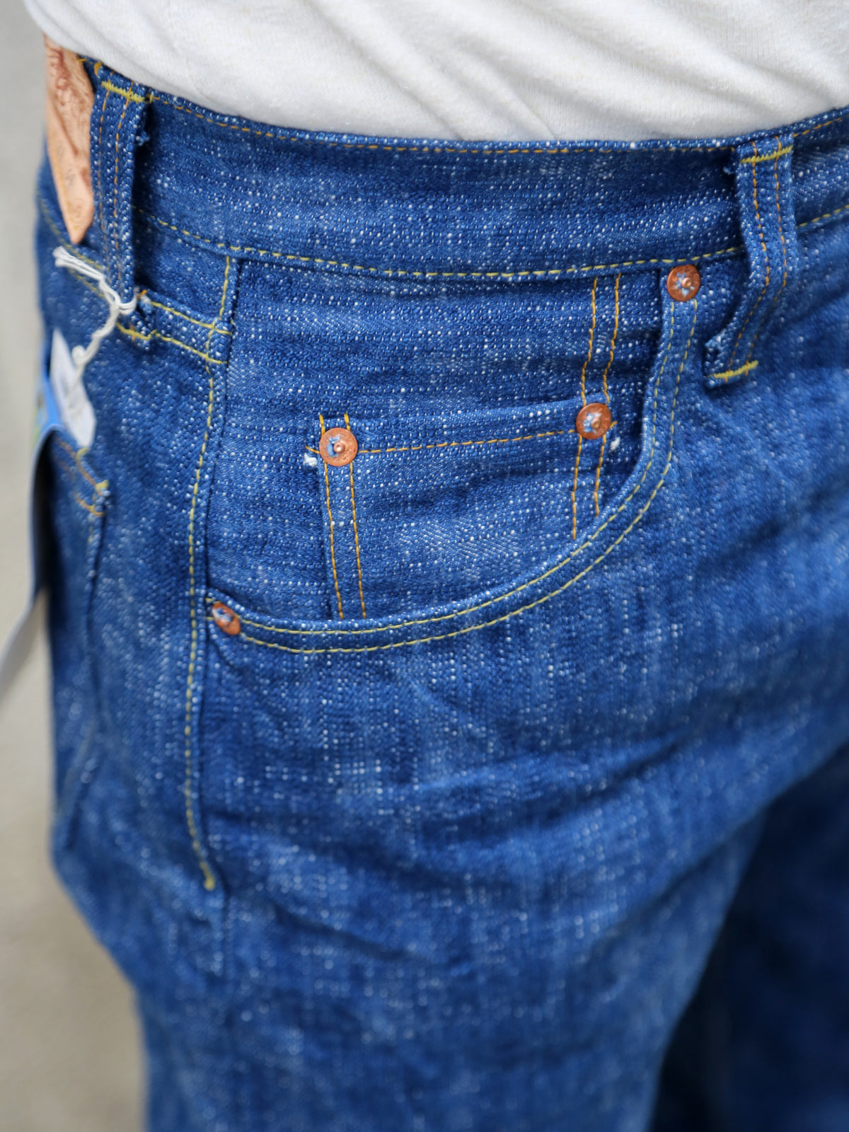 Samurai Jeans Straight Tapered 19oz – Natural Indigo (S211AX)