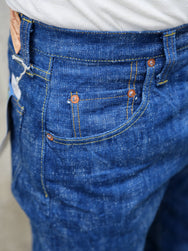 Samurai Jeans Straight Tapered 19oz – Natural Indigo (S211AX)