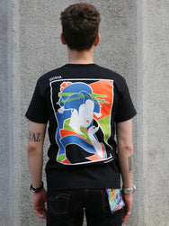 Samurai Jeans Heavyweight Logo Print Tee – Black (SJST26-103)