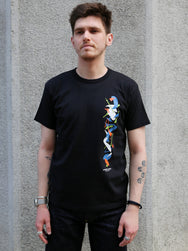 Samurai Jeans Heavyweight Logo Print Tee – Black (SJST26-103)