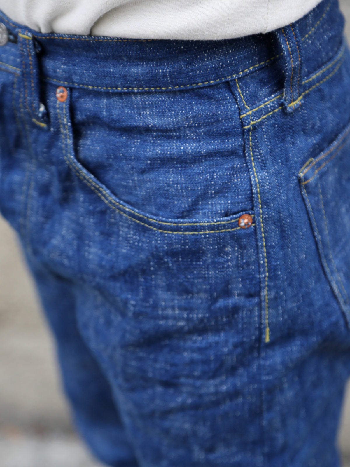 Samurai Jeans Straight Tapered 19oz – Natural Indigo (S211AX)