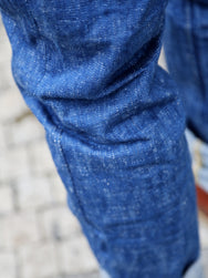 Samurai Jeans Straight Tapered 19oz – Natural Indigo (S211AX)