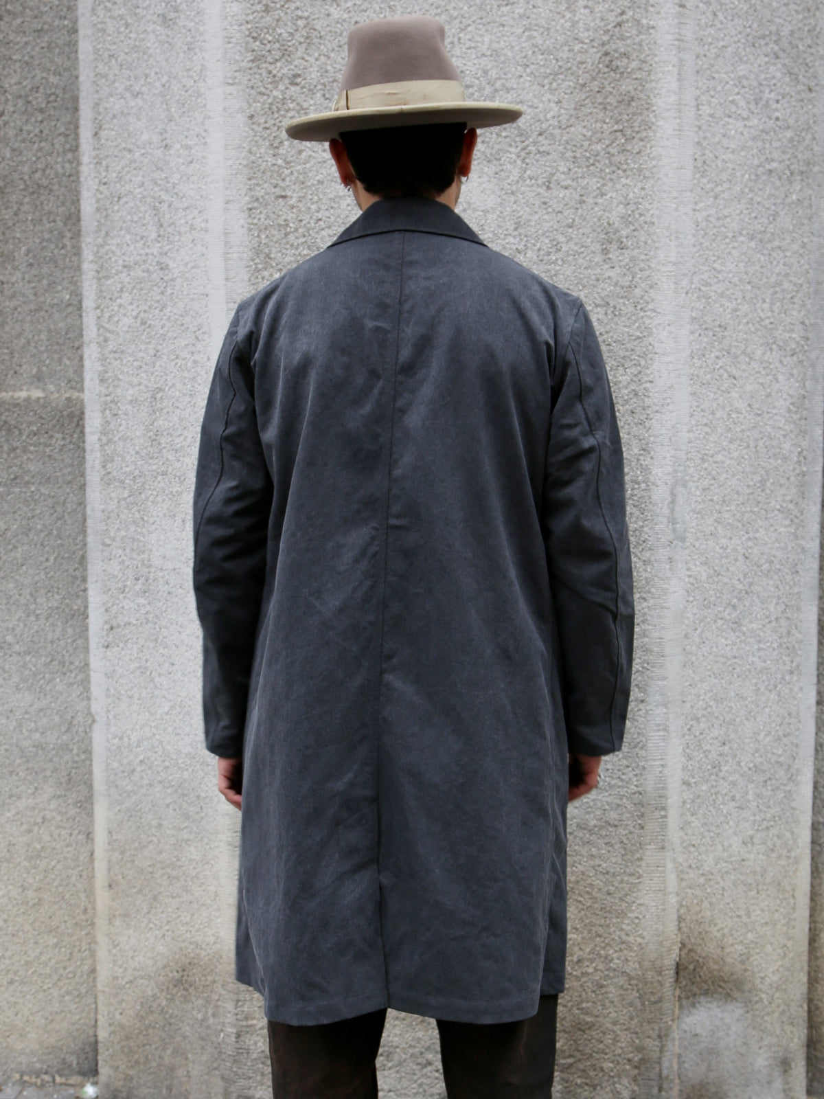 Black Sign Geezer Coat – Asphalt (BSFJ-25406)