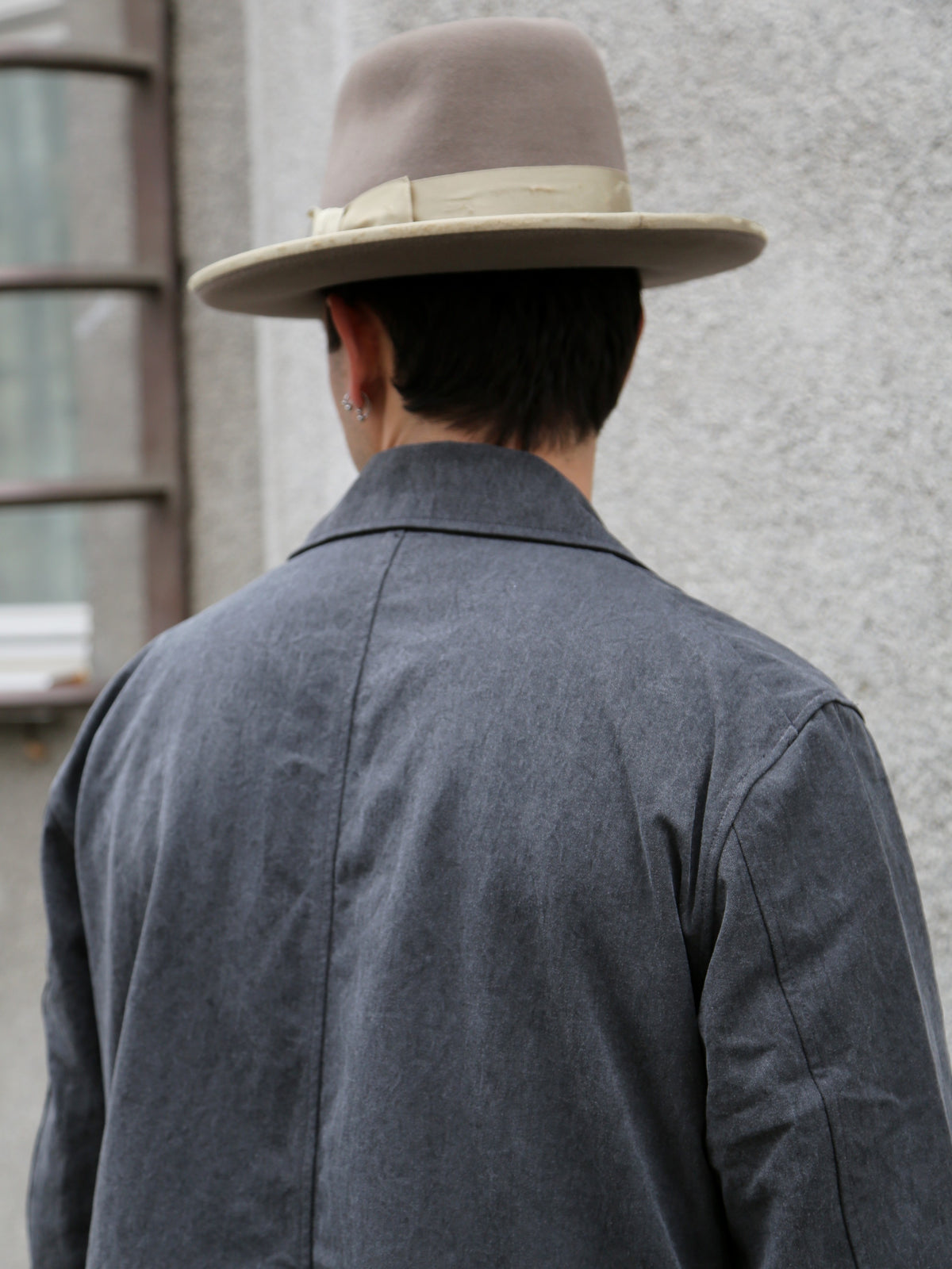 Black Sign Geezer Coat – Asphalt (BSFJ-25406)