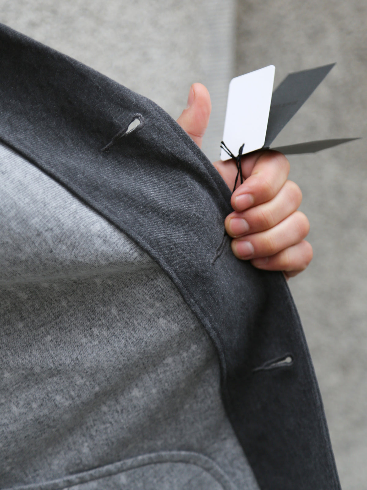 Black Sign Geezer Coat – Asphalt (BSFJ-25406)