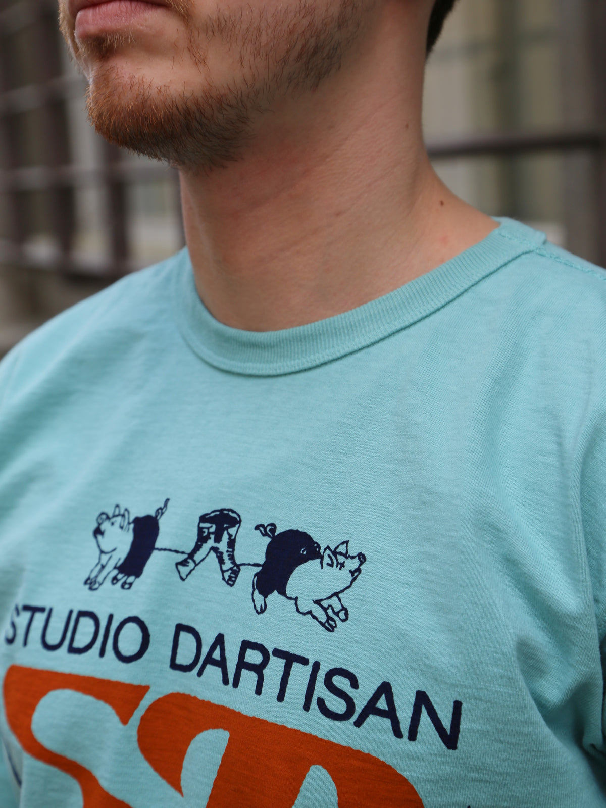 Studio D'Artisan Tori-Ami Print Tie – Turquoise (8209B)