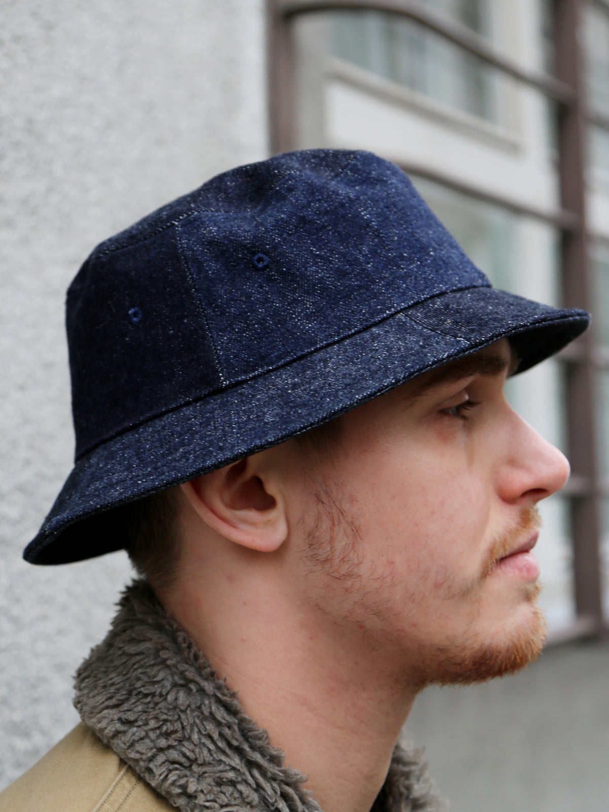 Samurai Jeans Denim Random Bucket Hat – Indigo (SJ401BH-RD)