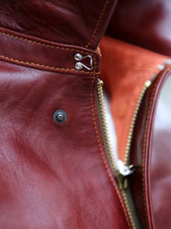 Double Helix Type A-2 Flight Jacket-Rough Wear – Burgundy (PM0202)