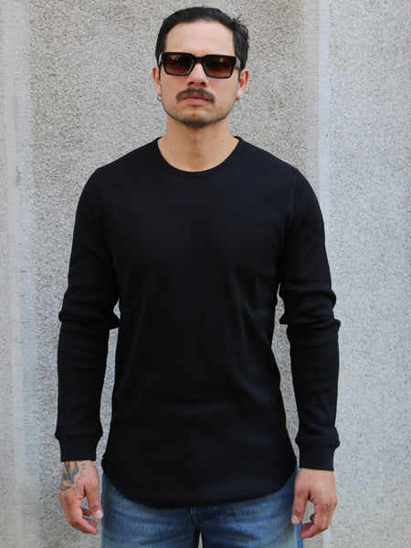 Indigofera Clyde Cotton Rib Black – Black (403-1000-951)