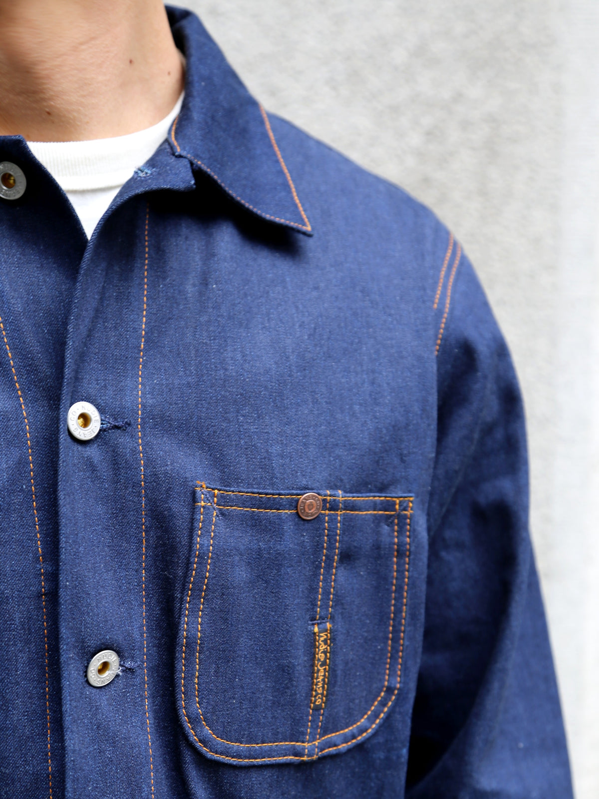 Nudie Jeans Howie Painter Denim Jacket – Dark Blue (160955)